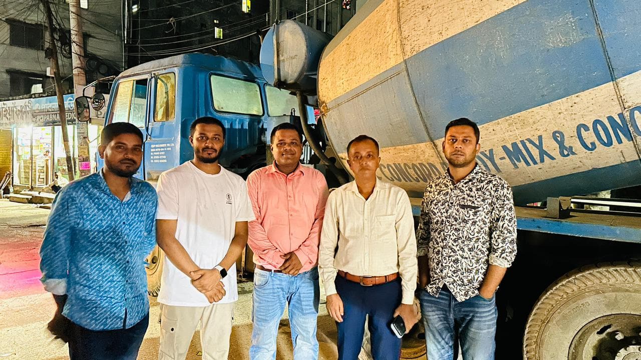 LGED infrastructure construction project in Dhaka Bangladesh